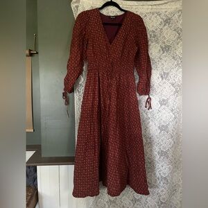 Madewell Sophia Floral Midi Dress